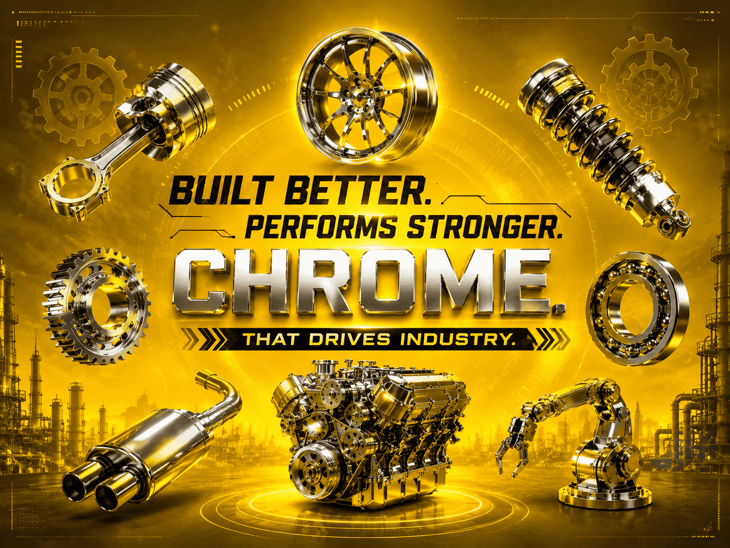 Top Industries That Rely on Chrome Plating for Equipment Longevity
